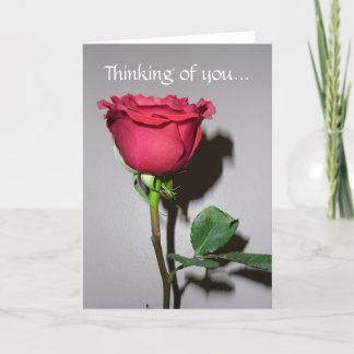 Thinking you... card