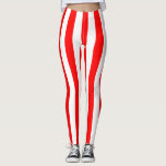THINNER RED WHITE VERTICAL STRIPE  LEGGINGS<br><div class="desc">THINNER RED WHITE VERTICAL STRIPE</div>
