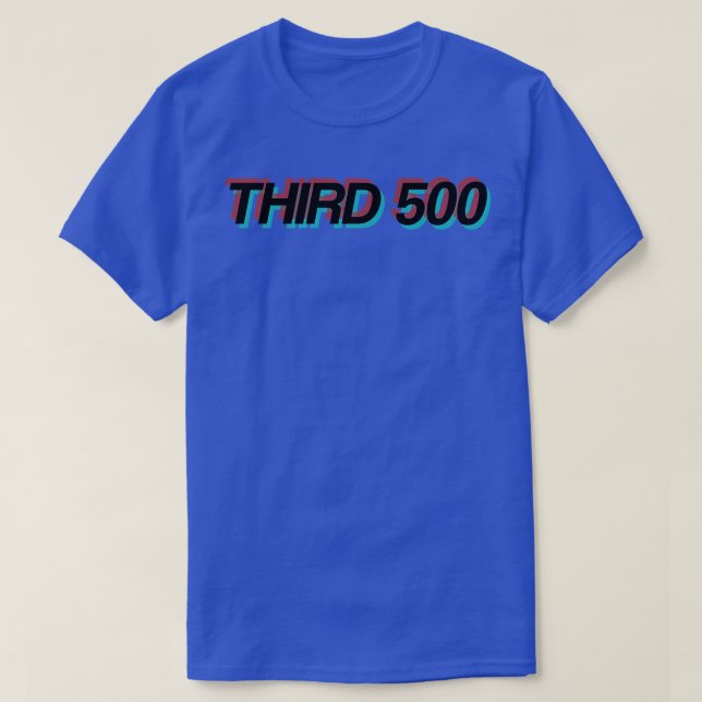 THIRD 500 Logo T-Shirt (Design Front)