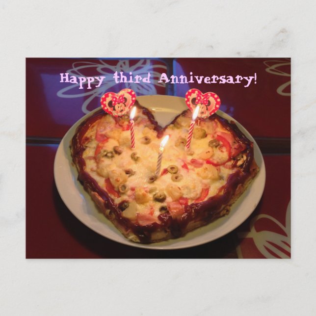 Third Anniversary Postcard (Front)