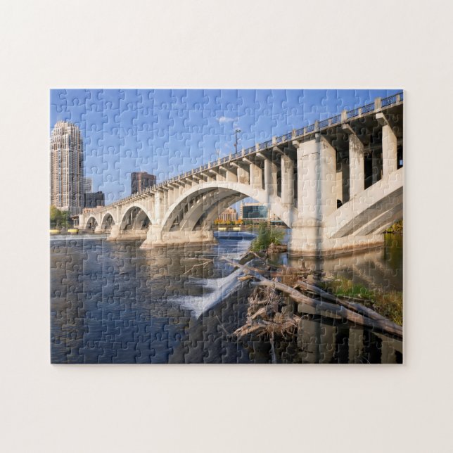 Third Avenue Bridge in Minneapolis Jigsaw Puzzle (Horizontal)