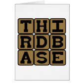 Third Base, Baseball Position Cards (Front)