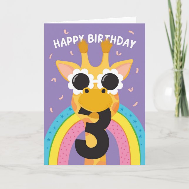 Third Birthday Card  (Front)