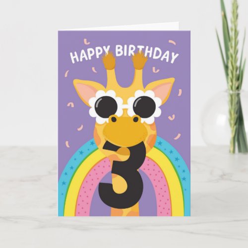 Third Birthday Card 