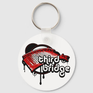 third bridge. white&red. keychain