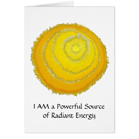 Third Chakra-  #2 - Self Esteem Cards (Front)