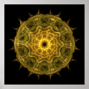 Third Chakra - Manipura - City of Jewels Poster