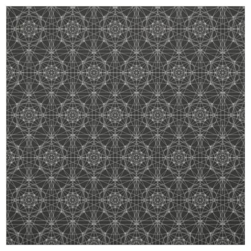 Third Dimensional Sacred Geometry Fabric