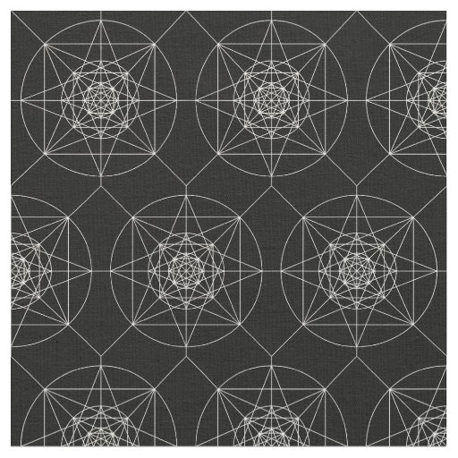 Third Dimensional Sacred Geometry Fabric