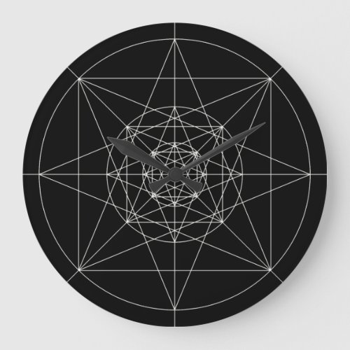 Third Dimensional Sacred Geometry Large Clock