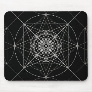 Third Dimensional Sacred Geometry Mouse Pad