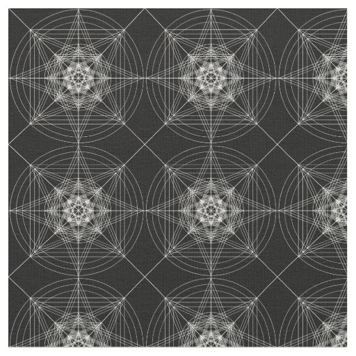 Third Dimensional Sacred Geometry (tripled) Fabric