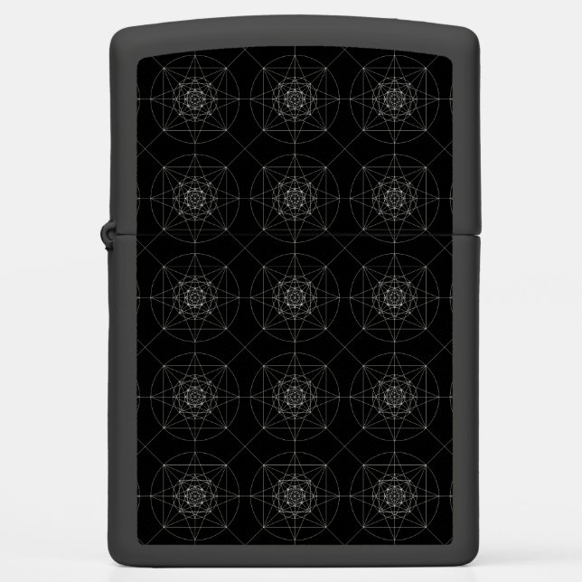 Third Dimensional Sacred Geometry Zippo Lighter (Front)