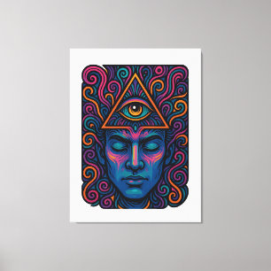 Third Eye Activation T-Shirt – Psychedelic Canvas Print