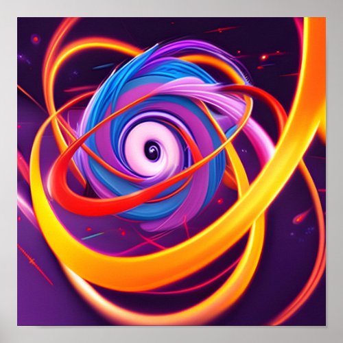 Third Eye All Seeing Abstract Poster