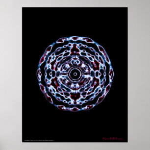 Third Eye and Crown Chakra Frequency Poster