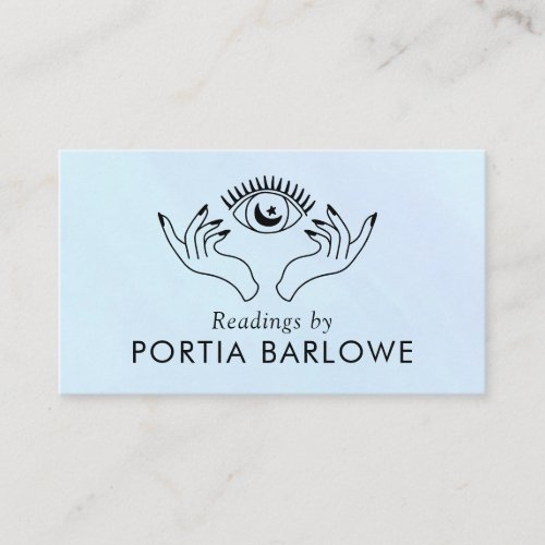 Third Eye and Hands Spiritual Medium Business Card