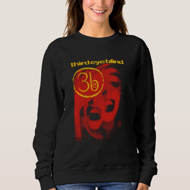 Third Eye Blind Self-Titled Vintage Crackle Sweatshirt (Front)