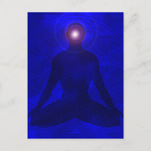 Third Eye Chakra Ajna Postcard