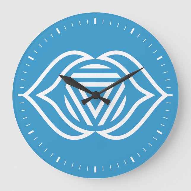 Third Eye Chakra Energy Wall Clock (Front)