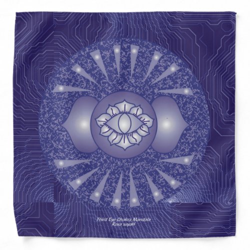 Third Eye Chakra Mandala Bandana