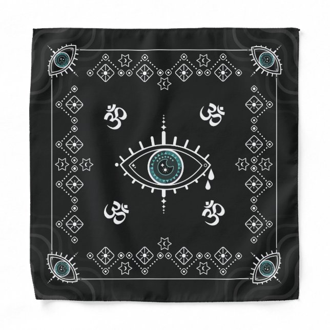 Third Eye Chakra  Night Bandana (Front)