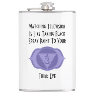 Third Eye Chakra Quote Flask