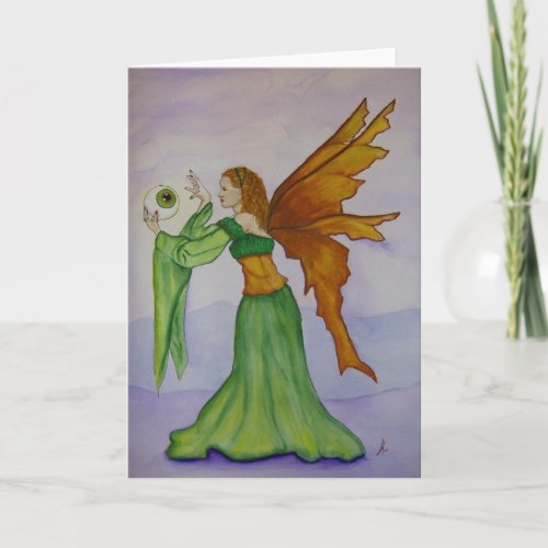 Third Eye Fairy Blank Greeting Card
