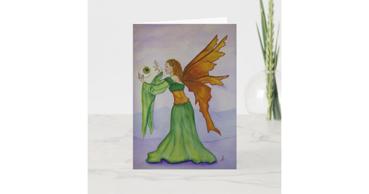 Third Eye Fairy Blank Greeting Card Zazzle