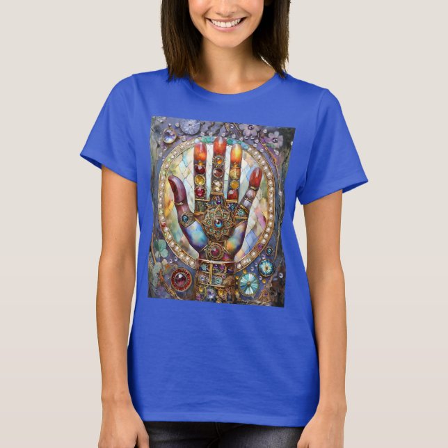 Third Eye Mystic Palm T-Shirt (Front)