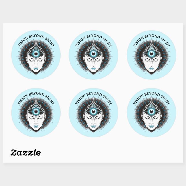 Third Eye Round Sticker Set (Sheet)