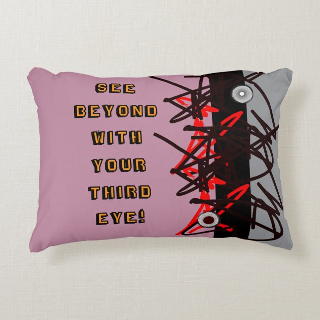THIRD EYE STUFF PILLOW! ACCENT PILLOW (Front)