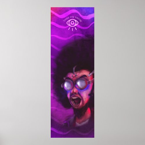 Third Eye Vision Virtual Reality Headset Artwork Poster