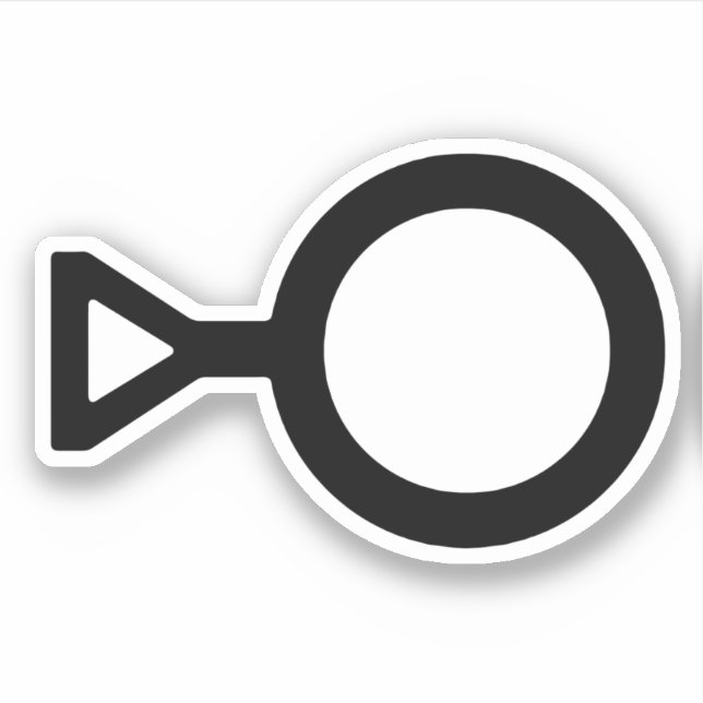 Third Gender Symbol Sticker (Front)