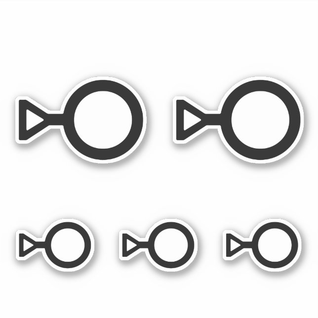 Third Gender Symbol Sticker (Front)