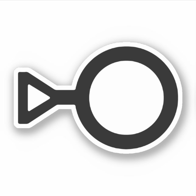 Third Gender Symbol Sticker (Front)