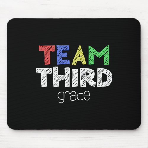 Third Grade 3rd Grade Back To School  Mouse Pad