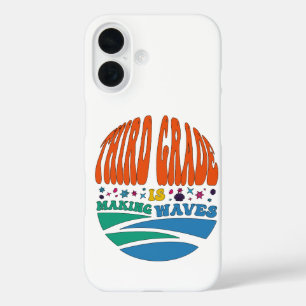 Third Grade is Making Waves Back to School iPhone 16 Case