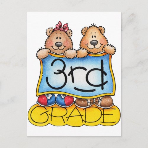 Third Grade Postcard