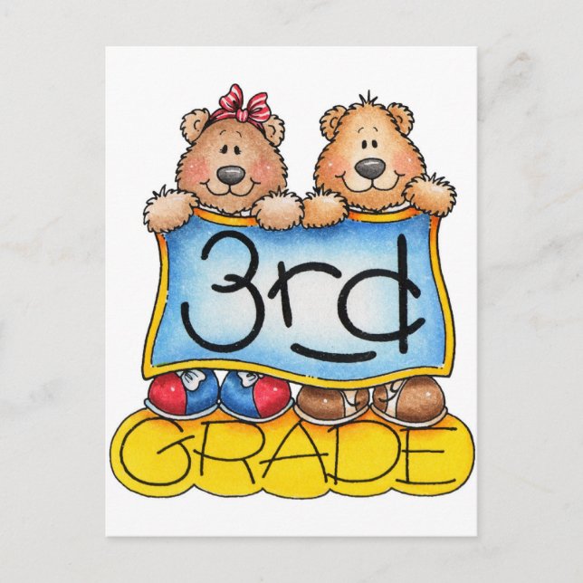 Third Grade Postcard (Front)
