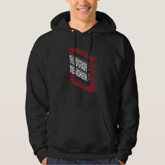 Third Grade Teacher Job Title Appreciation Retro Hoodie
