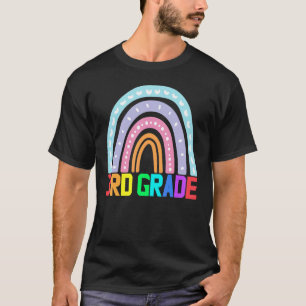 Third Grade Teacher Rainbow 3rd Grade Teacher T-Shirt