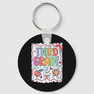 Third Grade Team Back To School 3rd Grade Keychain