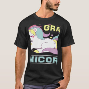 Third Grade Unicorn Cute 3rd Grade Outfit Back To T-Shirt
