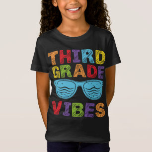 Third Grade Vibes - 3rd Grade Team Retro 1st Day T-Shirt
