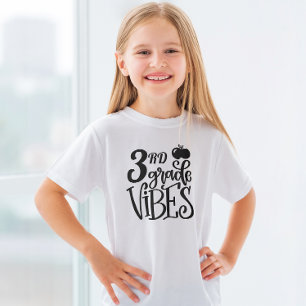 Third Grade Vibes School T-Shirt
