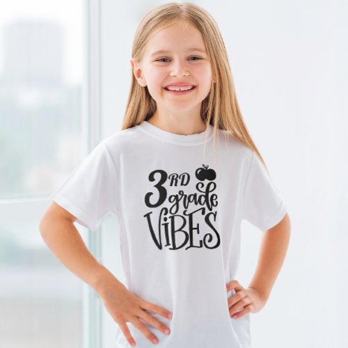 Third Grade Vibes School T_Shirt