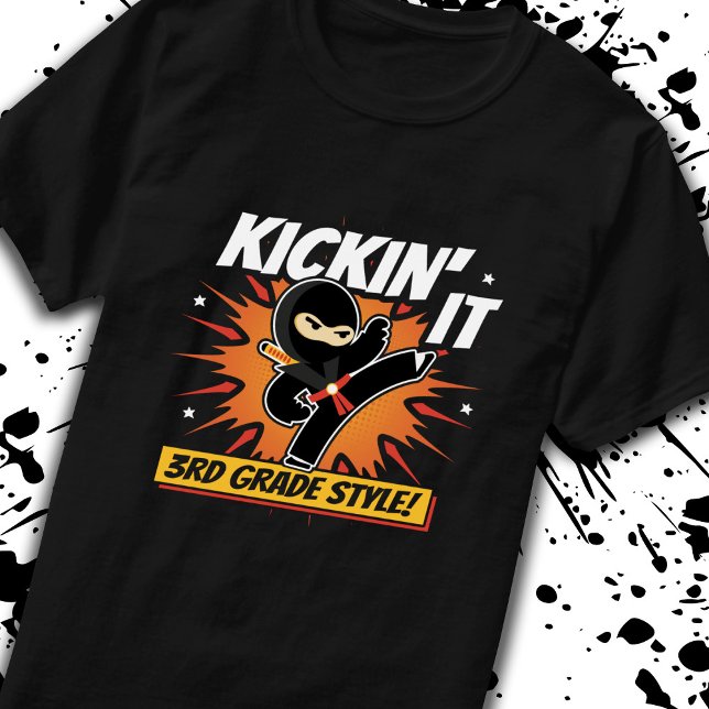 Third Grader - Back To School - Ninja - 3rd Grade T-Shirt (Creator Uploaded)