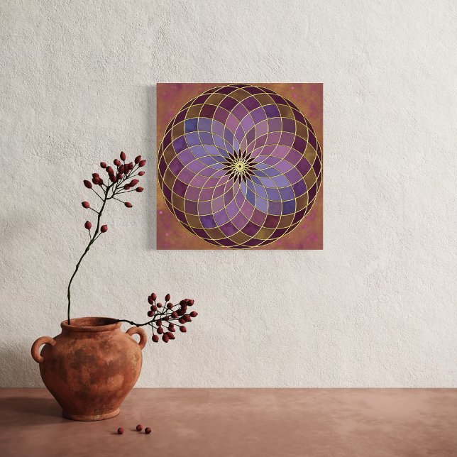 "Third Harmonic Lotus of Life"  Metal Print (Creator Uploaded)