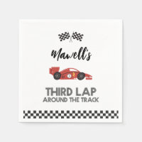 Third Lap Around the Track Race Car Birthday